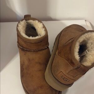 UGG Chestnut Shearling Ankle Boots